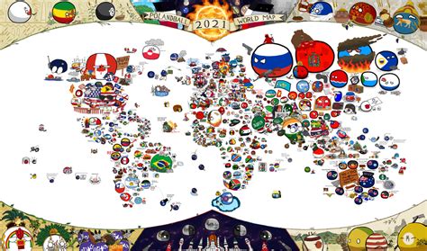 Official Polandball World Map 2021 : r/polandball .